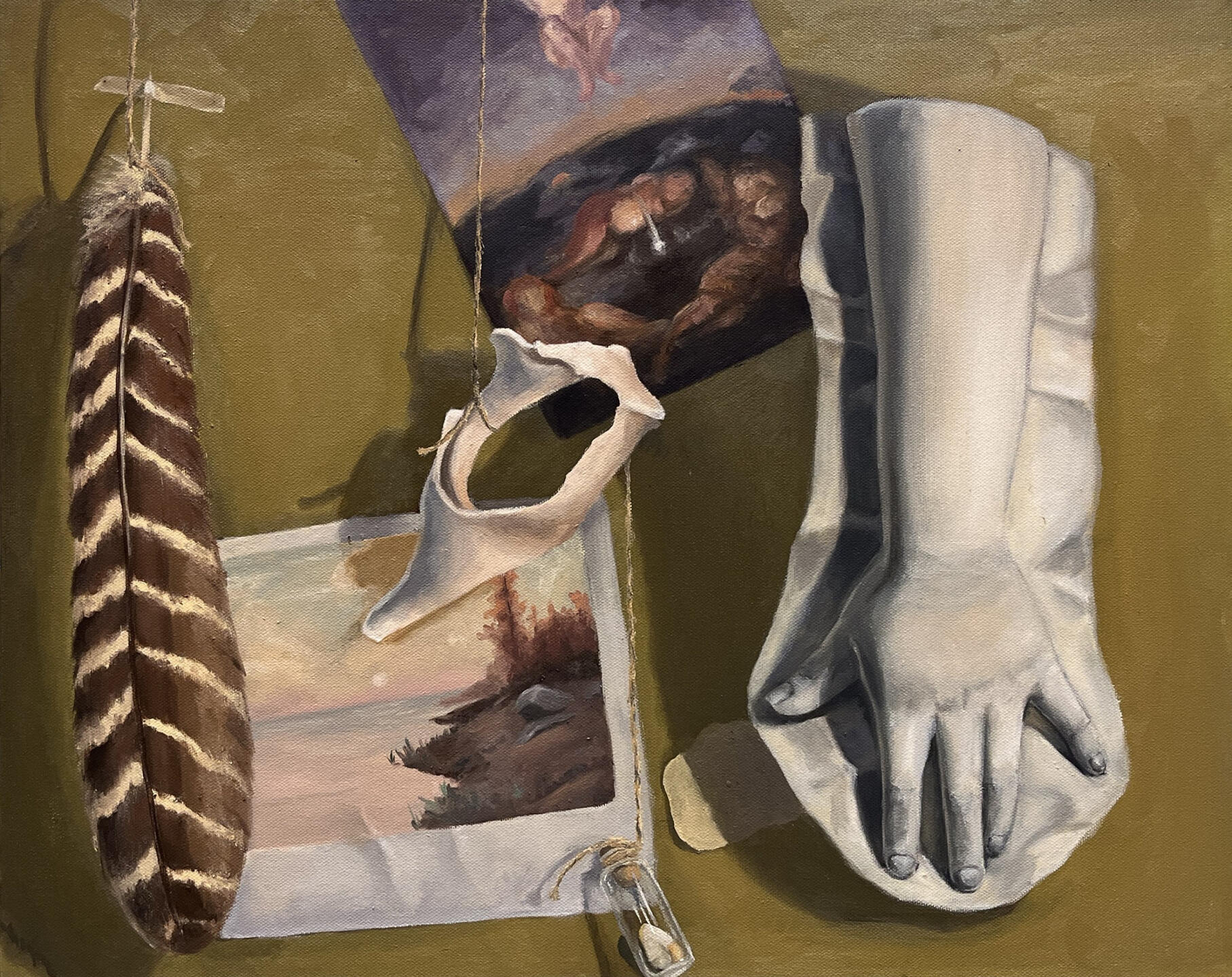 Trompe-L'œil - Oil Painting