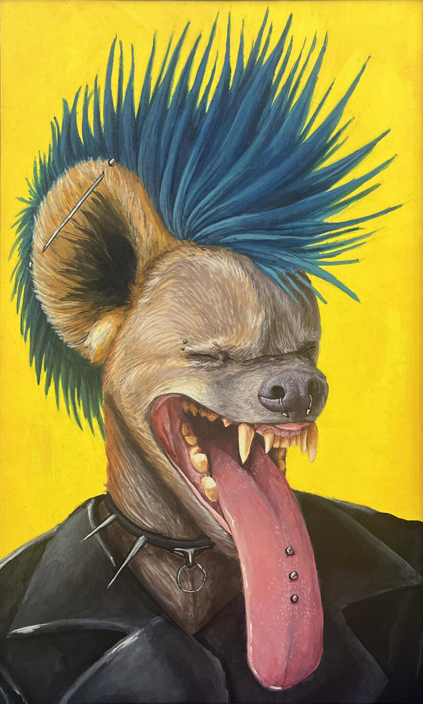 Punk Hyena - Acrylic